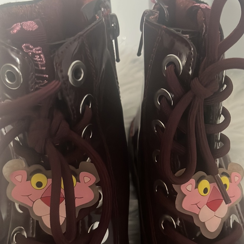 Zara Kids Shoes Pink Panther patent leather in burgundy size 37 - Picture 9 of 9